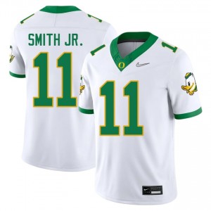 Ducks Akili Smith Jr. #11 White Jersey | Pro Cut Embroidery NCAA Football Men Apparel 33971091