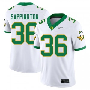 Atticus Sappington #36 Oregon Ducks Jersey | Gameday White College Football Men Stitch 56060357
