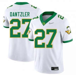 Bleu Dantzler #27 Oregon Ducks Jersey | Gameday White College Football Men Embroidery 49742154