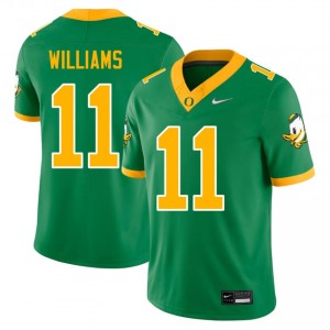 Dylan Williams #11 Ducks Jersey | Exclusive Green College Football Men Stitched 27891347