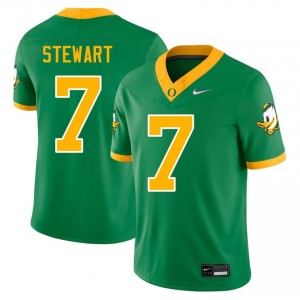 #7 Evan Stewart Oregon Green Jersey | Elite Stitched Men Player Football Gear 39716742