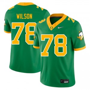 Green Gernorris Wilson #78 UO Jersey | Men High School Football Fresh Stitched 74058549