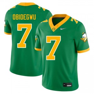 UO Ducks Ify Obidegwu #7 Green Jersey | Essential Stitched NCAA Football Men Apparel 25591166