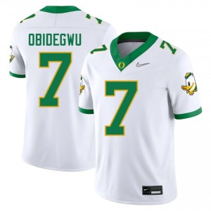 Ify Obidegwu #7 UO Jersey | Iconic White College Football Men Embroidery 72011731