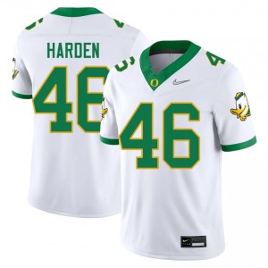 Jay Harden #46 Ducks Jersey | Gameday White College Football Men Embroidery 69113696