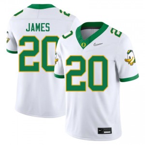 Jordan James #20 UO Jersey | Gameday White College Football Men Embroidery 76728394