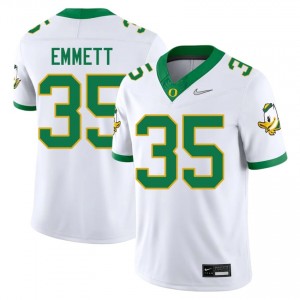 Keaton Emmett #35 Oregon Jersey | Gameday White College Football Men Embroidery 31816337