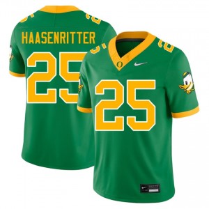 #25 Kilohana Haasenritter Oregon Green Jersey | Classic Swen Men Player Football Gear 23287408