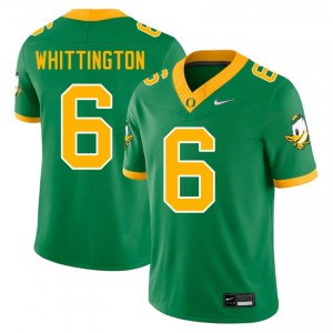 Noah Whittington #6 Ducks Jersey | Pro-Grade Green College Football Men Embroidery 96501799