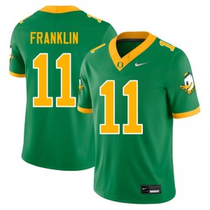 Green Troy Franklin #11 Oregon Ducks Jersey | Men High School Football Fresh Stitched 16259751
