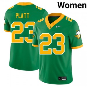 Brayden Platt #23 UO Jersey | Pro-Grade Green College Football Women Embroidery 52202024