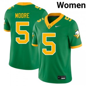 Dante Moore #5 UO Ducks Jersey | Pro-Grade Green College Football Women Stitched 80290503