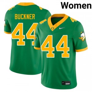DeForest Buckner #44 Ducks Jersey | Exclusive Green College Football Women Embroidery 20124932