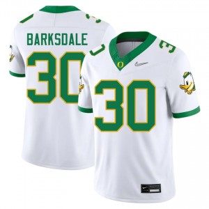 Officially Licensed Xavier Barksdale #30 Ducks White Jersey | Men University Football Stitch Fan Gear 71703382