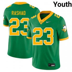 Ahmad Rashad #23 Oregon Ducks Jersey | Exclusive Green College Football Youth Swen 48836746