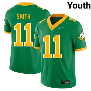 Green Akili Smith #11 Oregon Ducks Jersey | Youth High School Football Limited Swen 92740724
