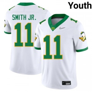 Akili Smith Jr. #11 Oregon Ducks Jersey | Iconic White College Football Youth Stitched 40191190