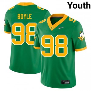 Oregon Andrew Boyle #98 Green Jersey | Premium Swen NCAA Football Youth Apparel 54239557