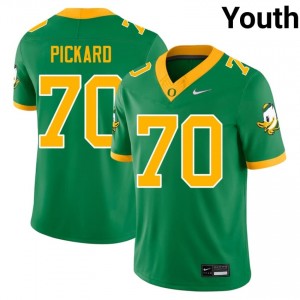 #70 Charlie Pickard Ducks Green Jersey | Elite Swen Youth Player Football Gear 39880176
