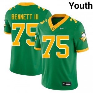 #75 Michael Bennett III UO Green Jersey | Classic Swen Youth Player Football Gear 46989879