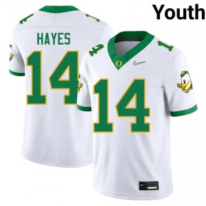 Ryder Hayes #14 UO Jersey | Gameday White College Football Youth Stitched 90424210