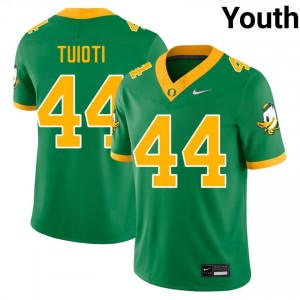 Green Teitum Tuioti #44 Ducks Jersey | Youth High School Football Fresh Stitched 15197665