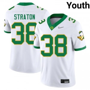 Will Straton #38 Ducks Jersey | Gameday White College Football Youth Stitch 34134977